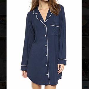 Eberjey Gisele Sleepshirt (Navy S) - WORN ONCE!